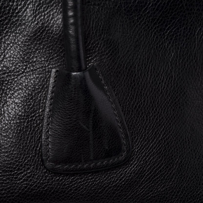 Prada Glace Calf Twin Pocket Tote Black 12 of 13