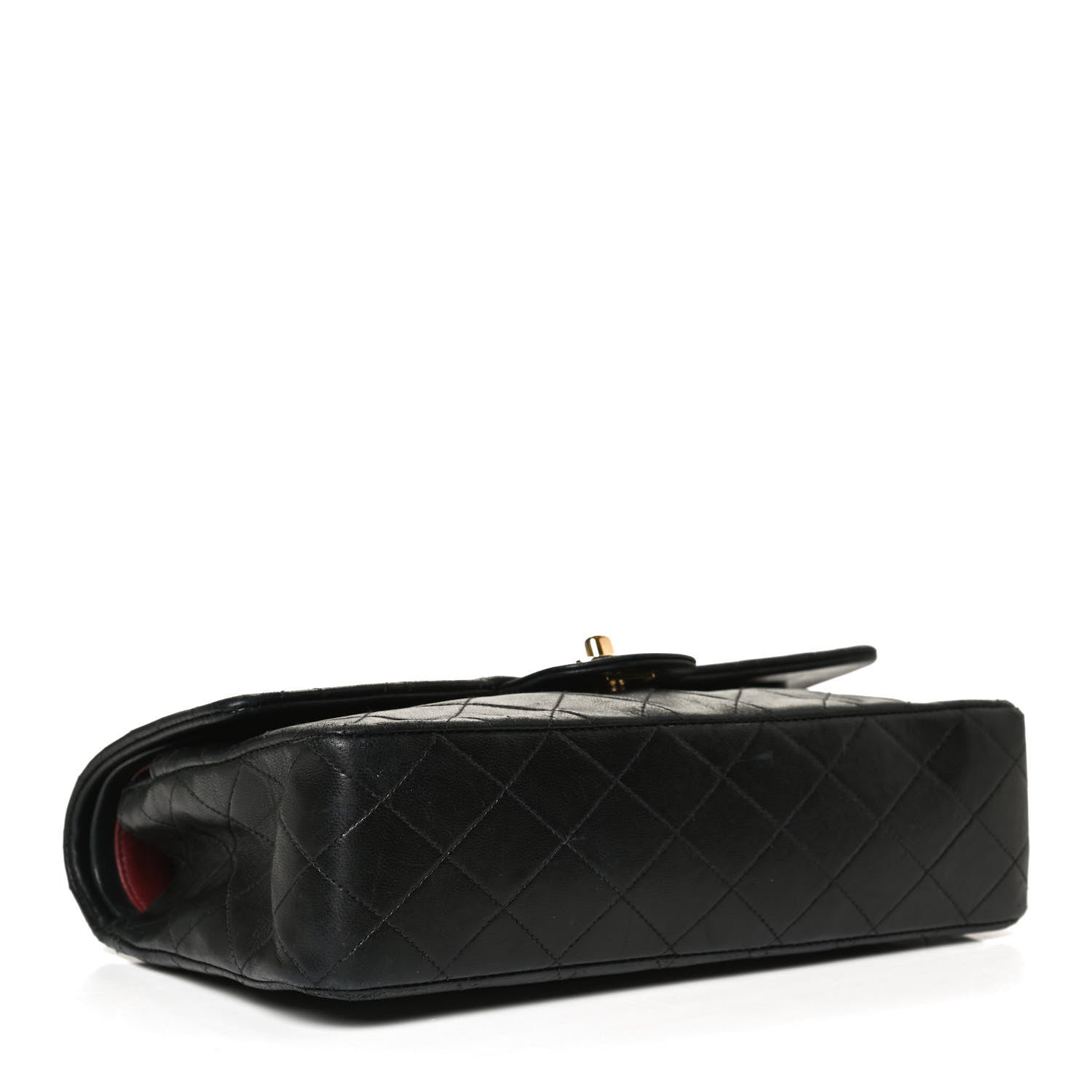 Chanel Lambskin Quilted Medium Double Flap Black 4 of 9