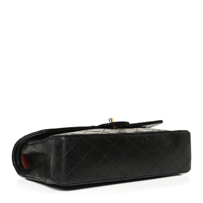 Chanel Lambskin Quilted Medium Double Flap Black 4 of 9