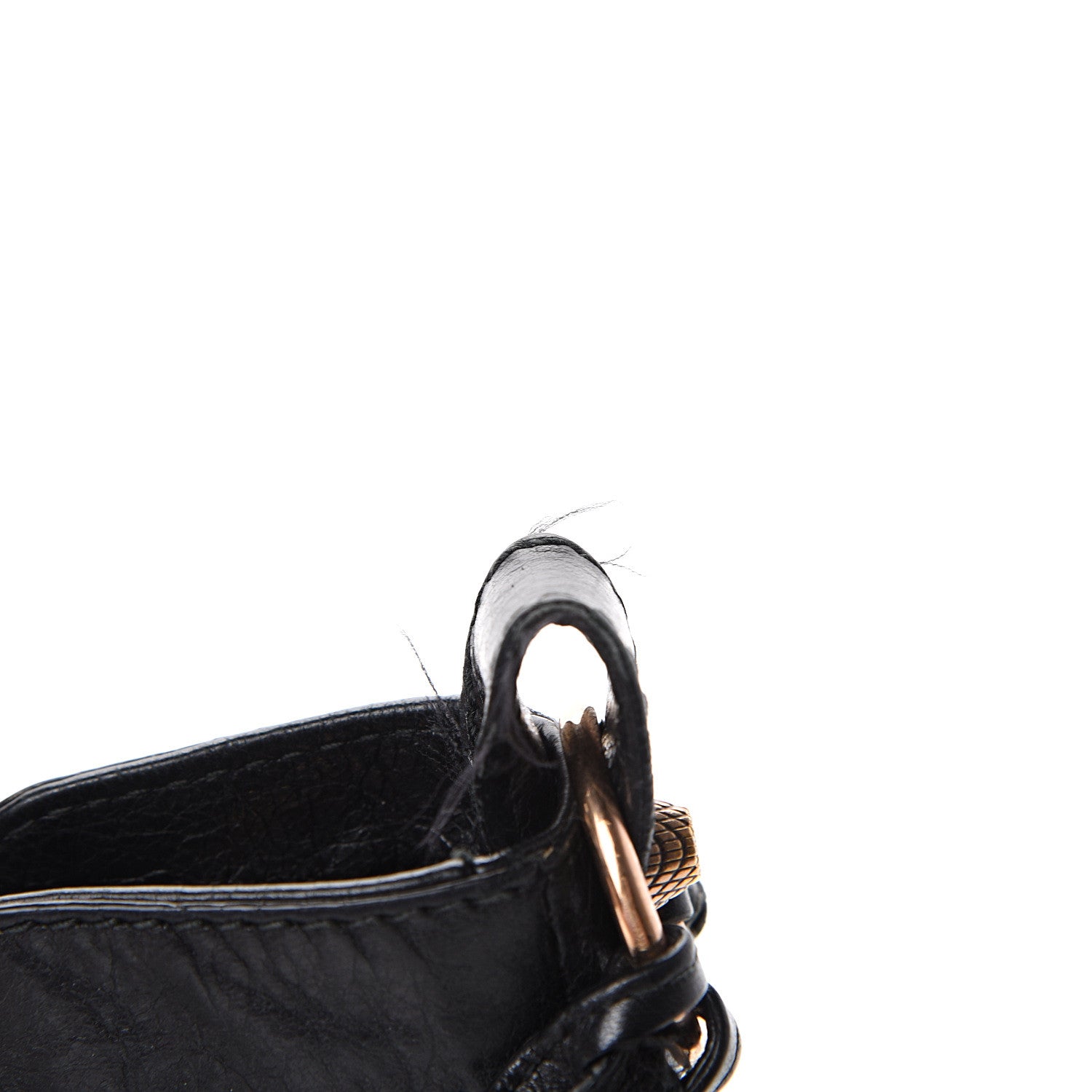 Balenciaga Agneau Giant 12 Rose Gold Hardware Hip Black 13 of 14