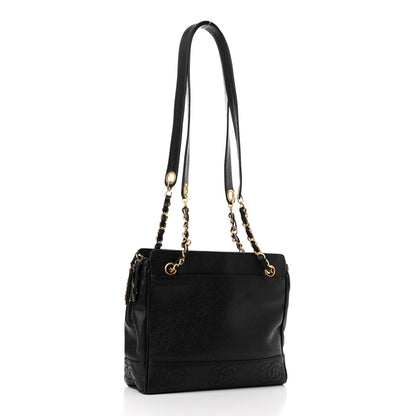 Chanel Caviar CC Shoulder Bag Black 3 of 11