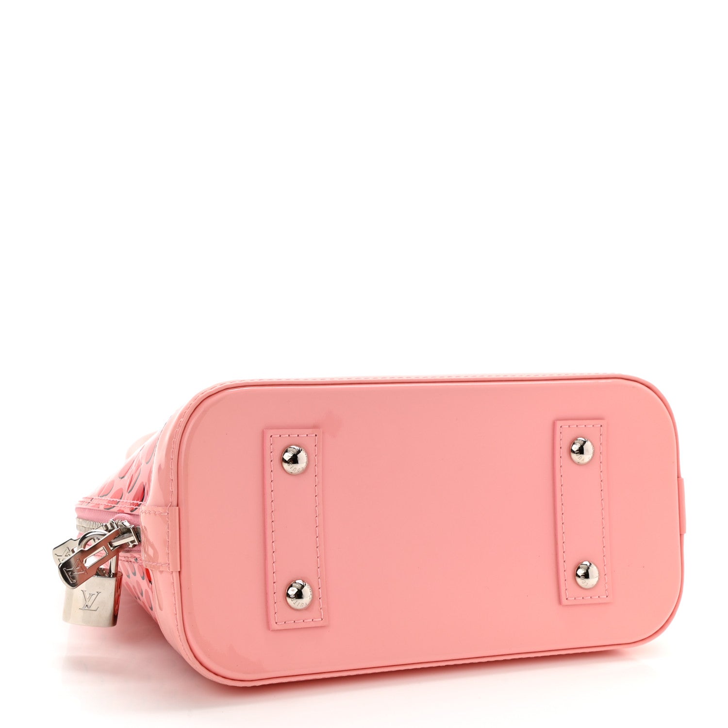 Louis Vuitton Vernis Jungle Dots Alma BB Sugar Pink Poppy 4 of 7