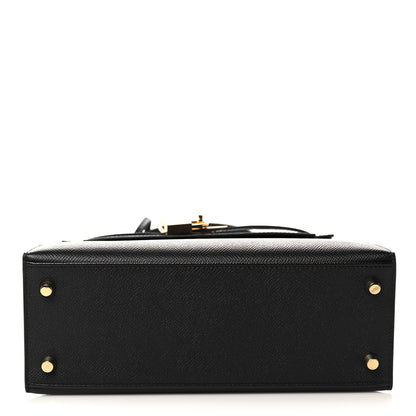 Hermes Epsom Kelly Sellier 25 Black 6 of 38