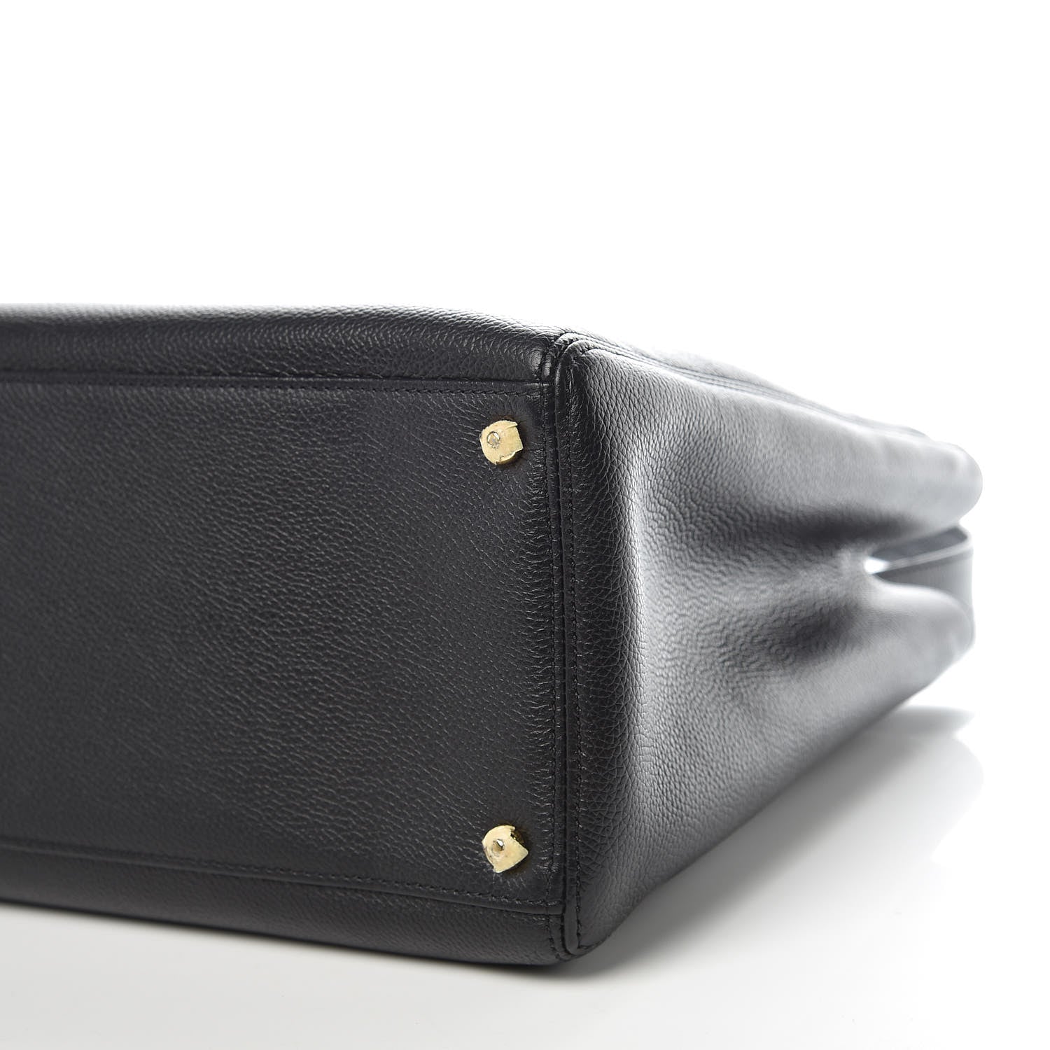 Chanel Calfskin Cerf Executive Shopper Tote Black 6 of 13