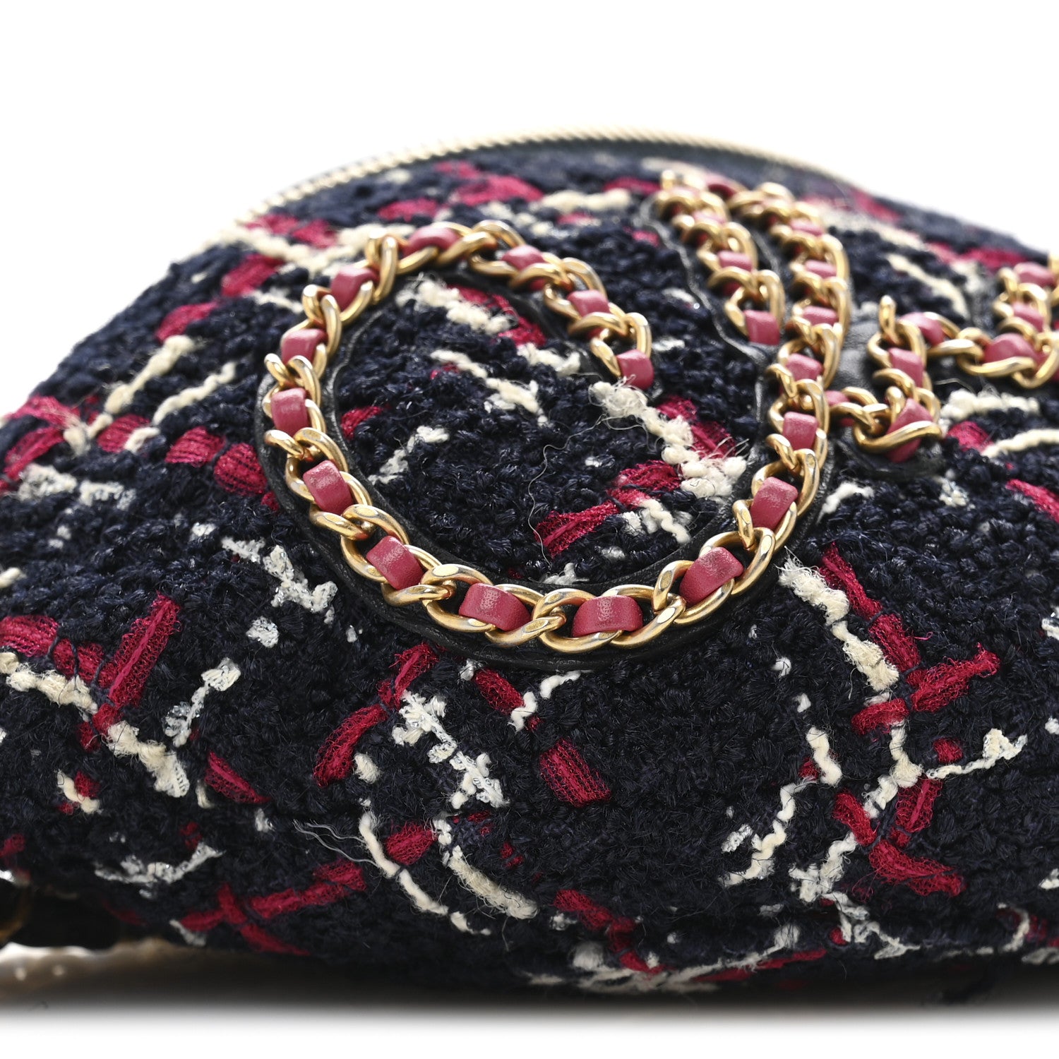 Chanel Tweed Quilted Chain 20s Signe Waist Bag Multicolor 9 of 13