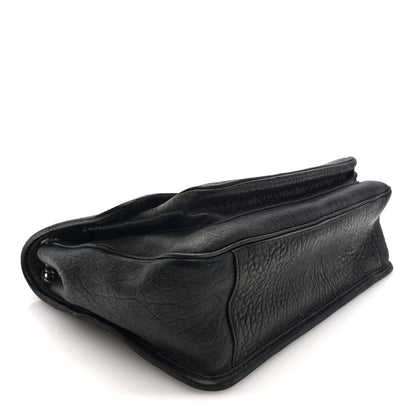 Saint Laurent Grained Lambskin Monogram Large Niki Chain Satchel Black 4 of 9
