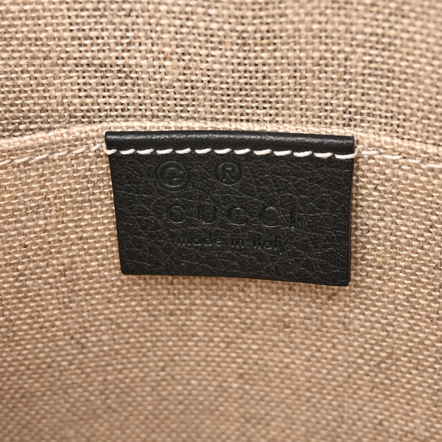 Gucci Dollar Calfskin Small GG Charm Dome Bag Black 6 of 10