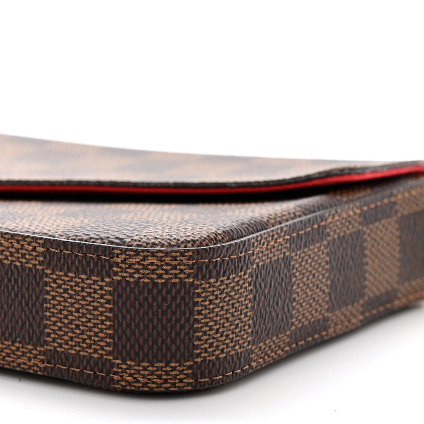 Damier Ebene Pochette Felicie Chain Wallet