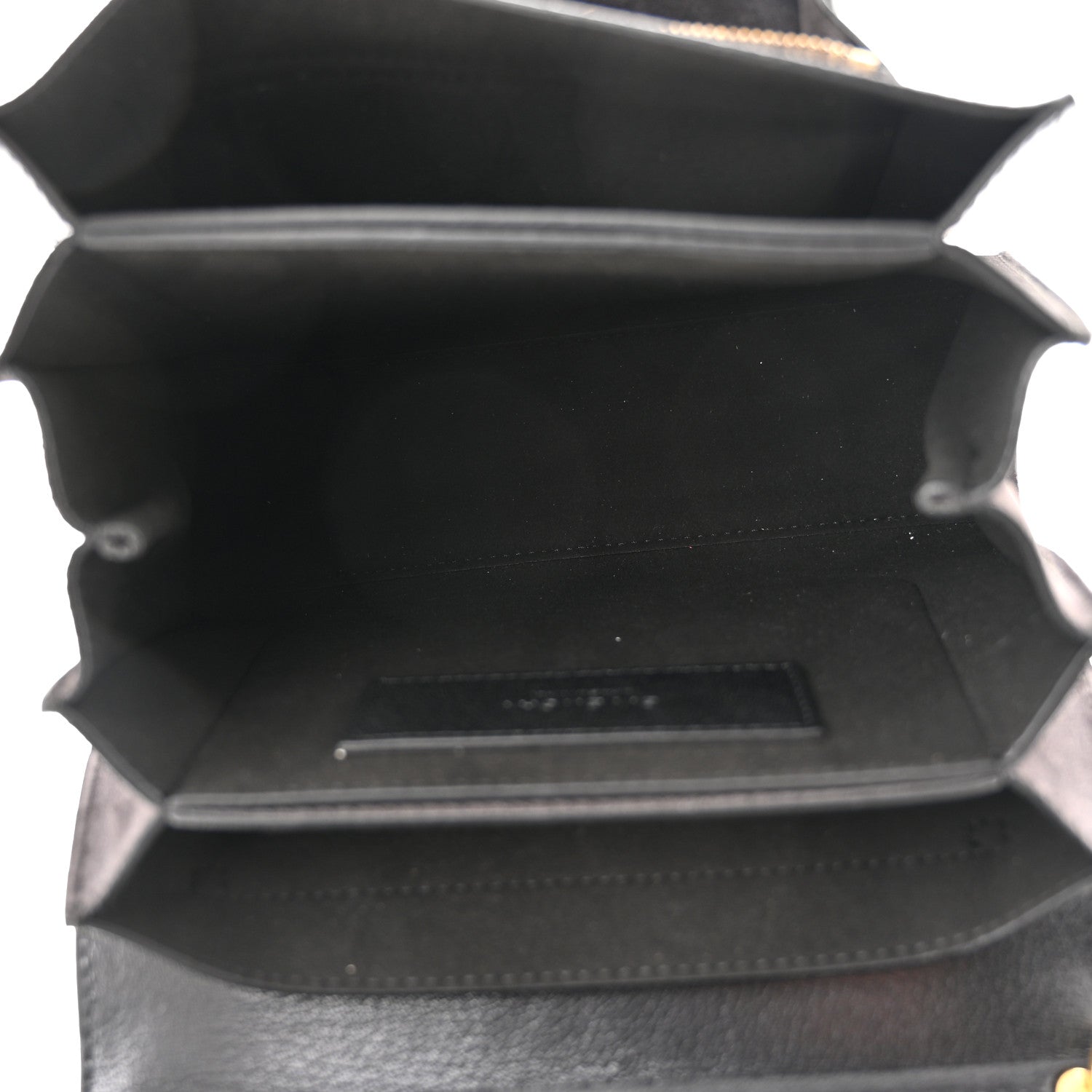 Givenchy Goatskin Suede Small GV3 Shoulder Bag Black 6 of 9