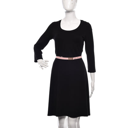 Christian Dior Calfskin D Fence Belt 75 Baby Pink 2 of 7