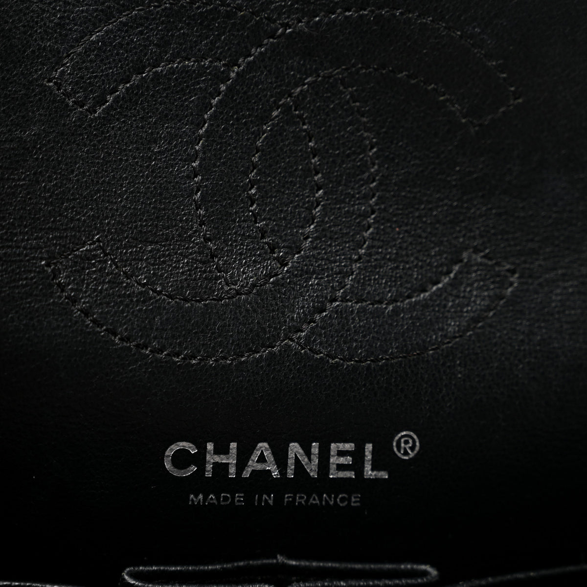 Aged Calfskin Quilted 2.55 Reissue Mini Flap Black
