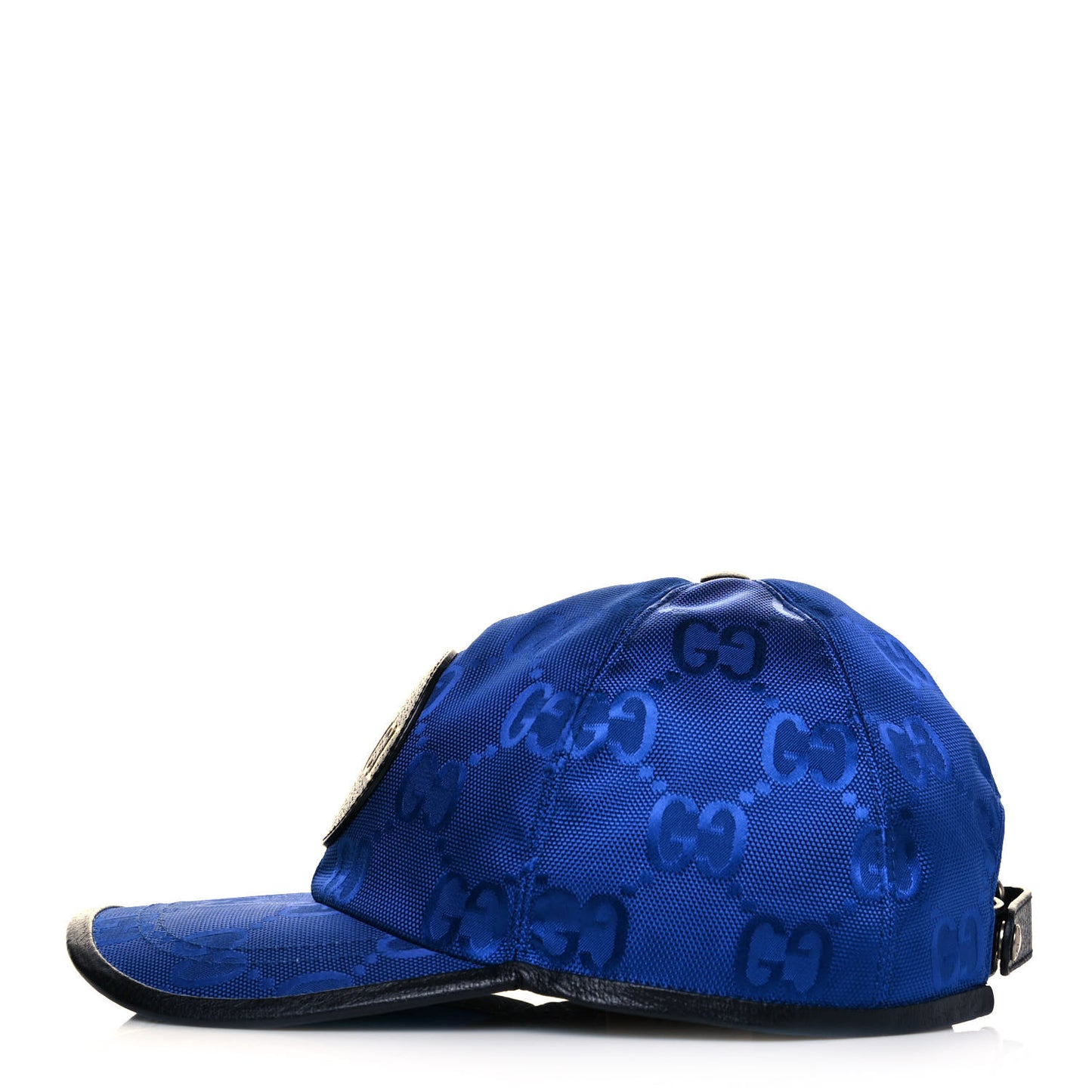 Econyl Nylon Monogram Off The Grid Baseball Hat L Orient Blue Black