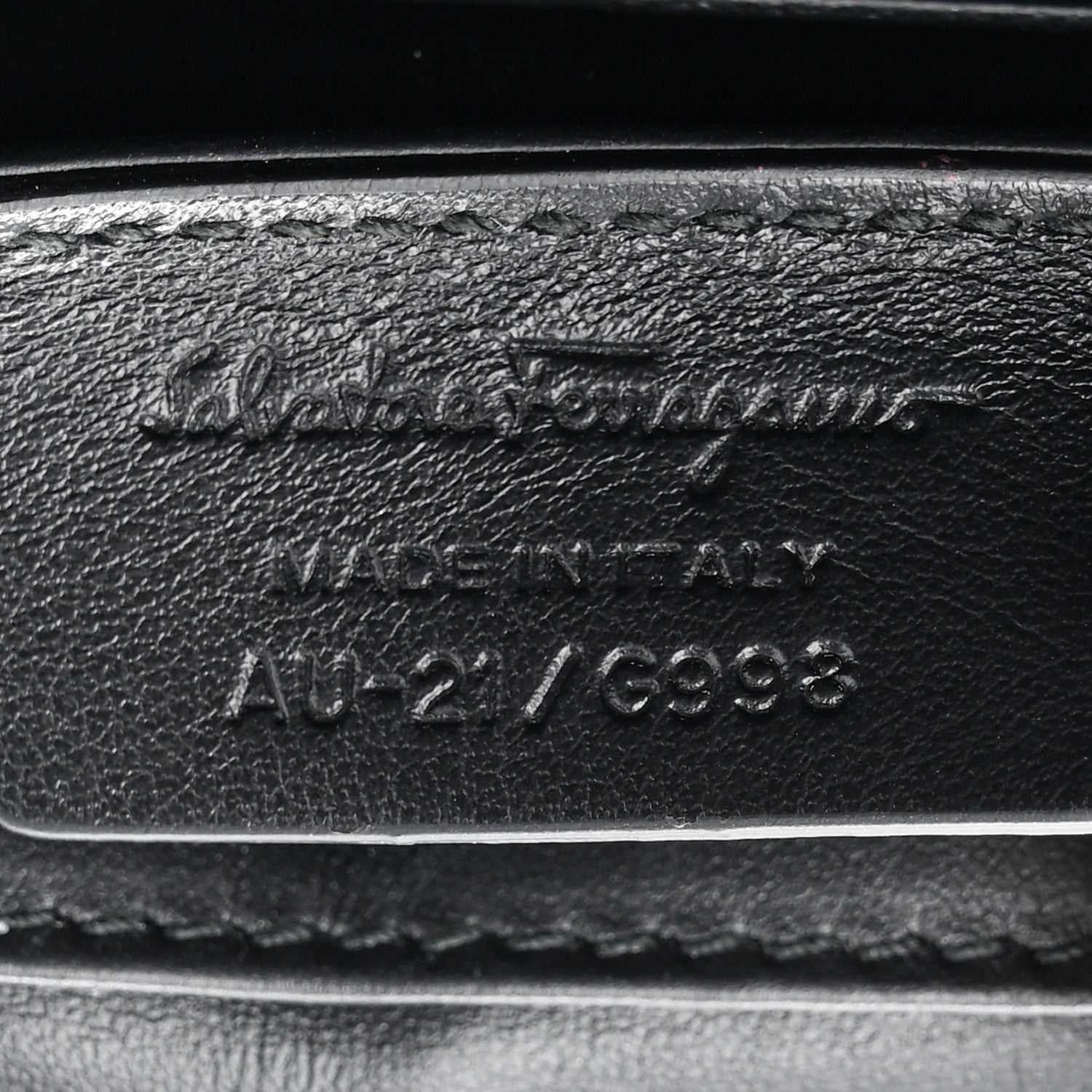 Salvatore Ferragamo Patent Calfskin Small Vela Flap Bag Black 7 of 11