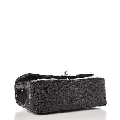 Chanel Caviar Quilted Mini Rectangular Flap Black 4 of 7