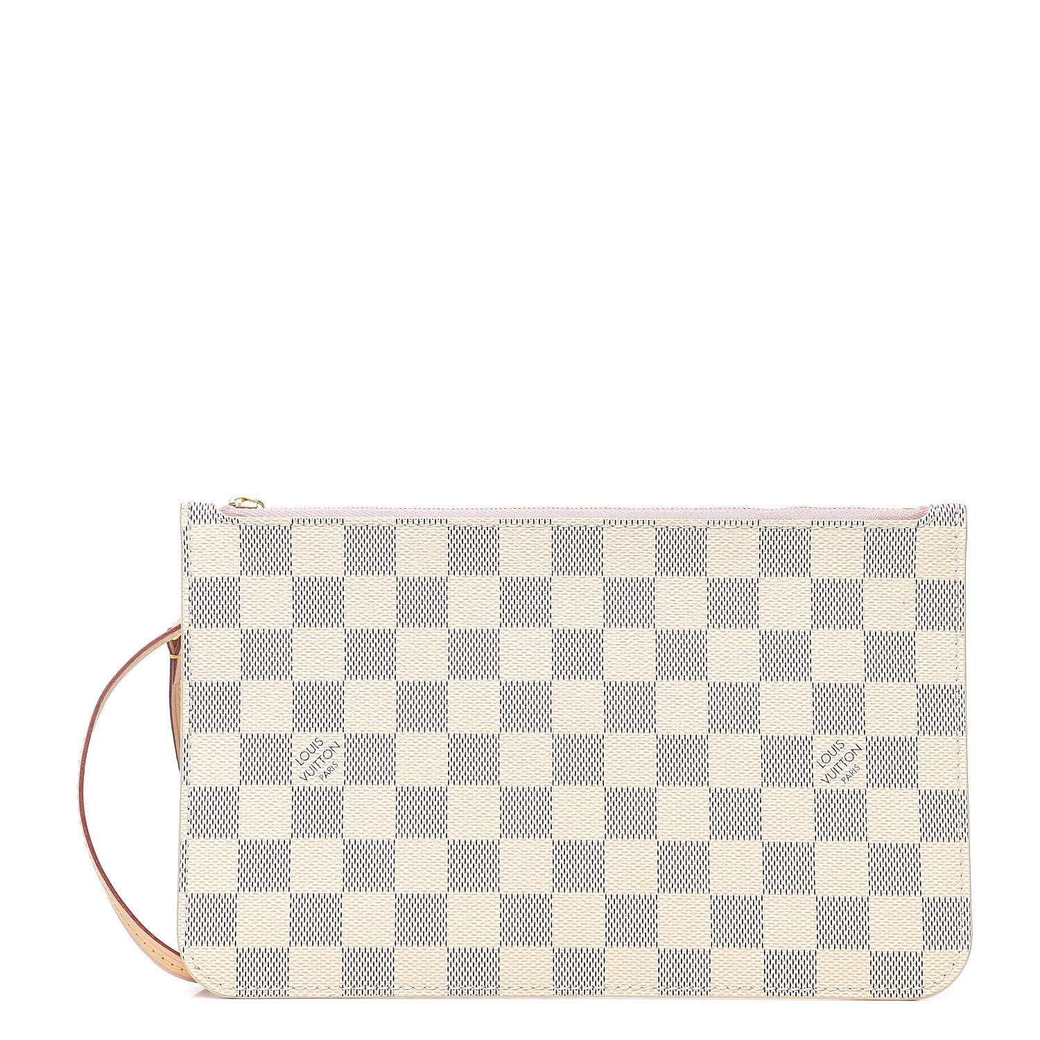 Louis Vuitton Damier Azur Neverfull MM GM Pochette Rose Ballerine 1 of 6