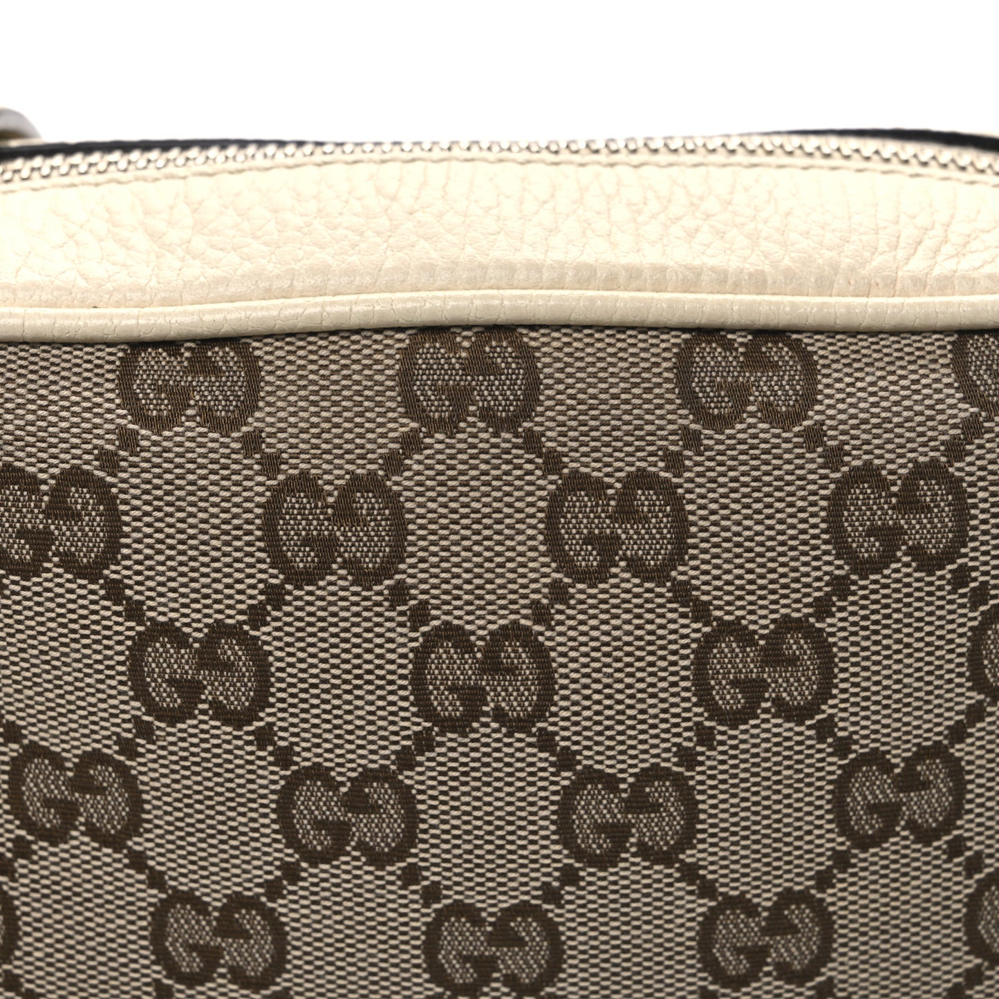 Monogram Dollar Calfskin Mini Bree Messenger Bag Beige Ebony Avoire