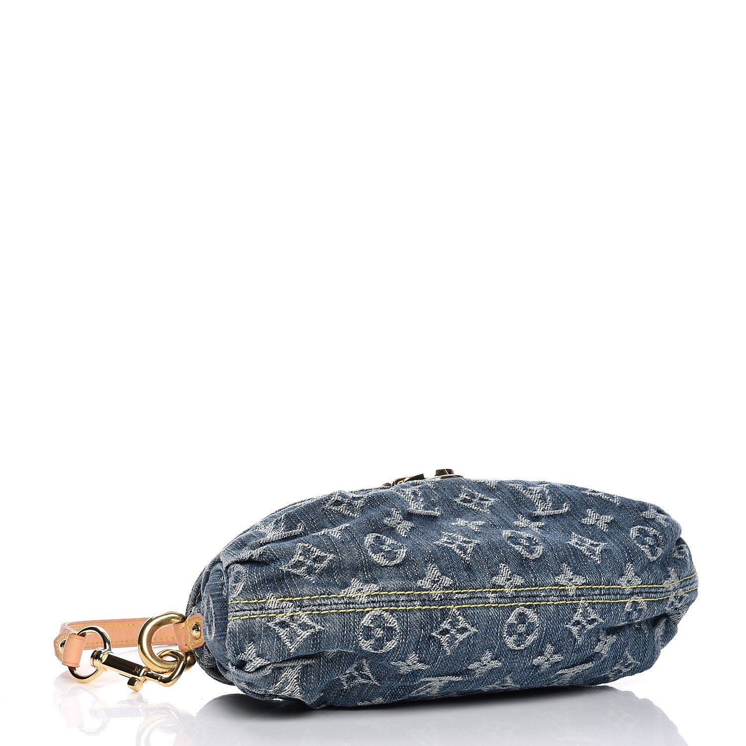 Louis Vuitton Monogram Denim Mini Pleaty Blue 4 of 7