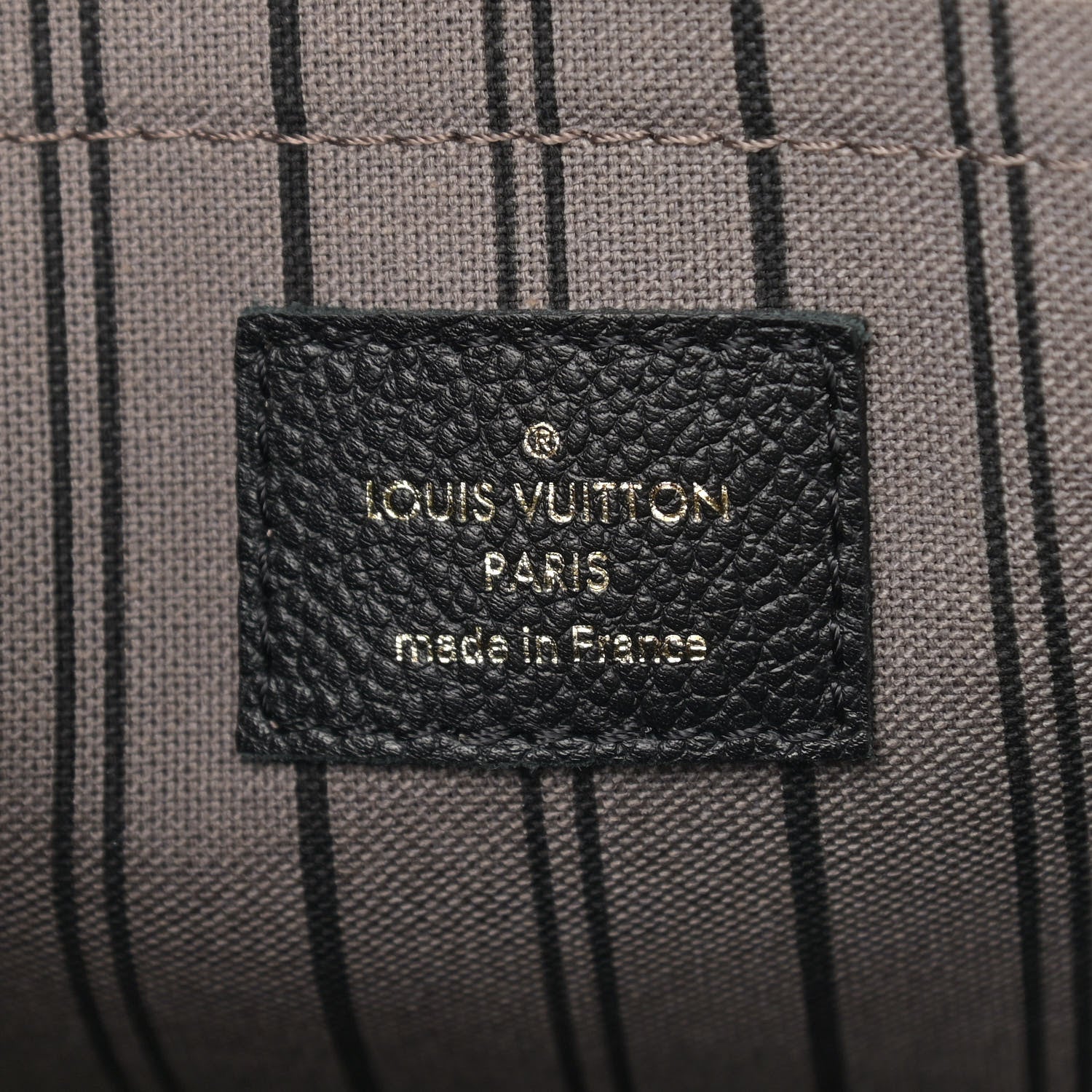 Louis Vuitton Empreinte Montaigne MM Black 6 of 13