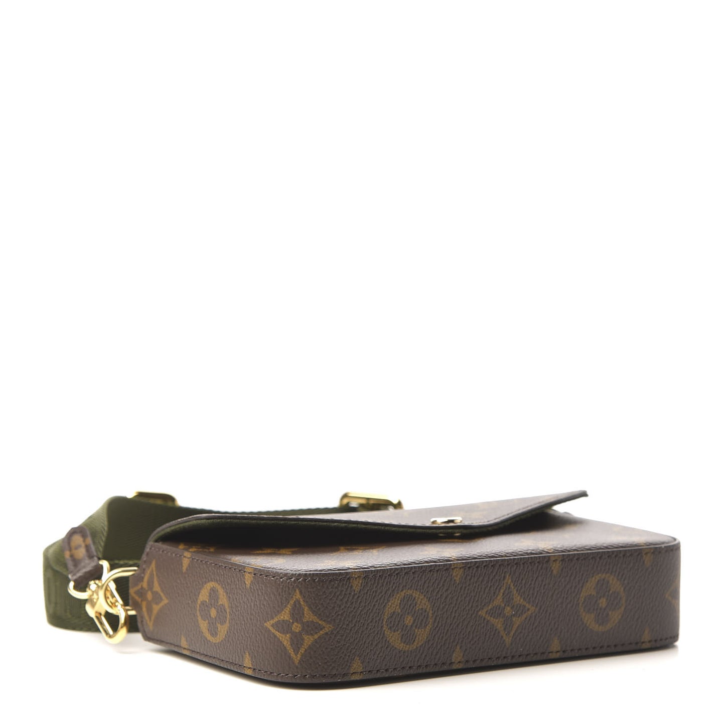 Monogram Felicie Strap & Go Kaki
