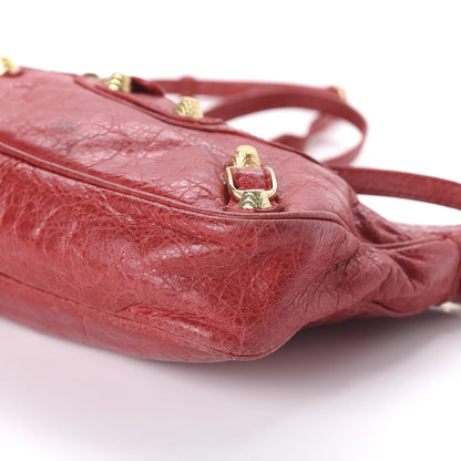 Balenciaga Agneau Giant 12 Gold Hardware Hip Rouge Cardinal 7 of 11