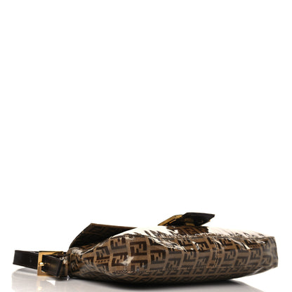 Fendi Vinyl Zucchino Baguette Tobacco 4 of 13
