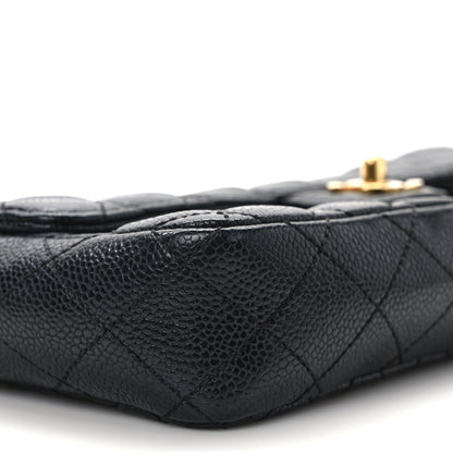 Chanel Caviar Quilted East West Flap Black 8 of 13