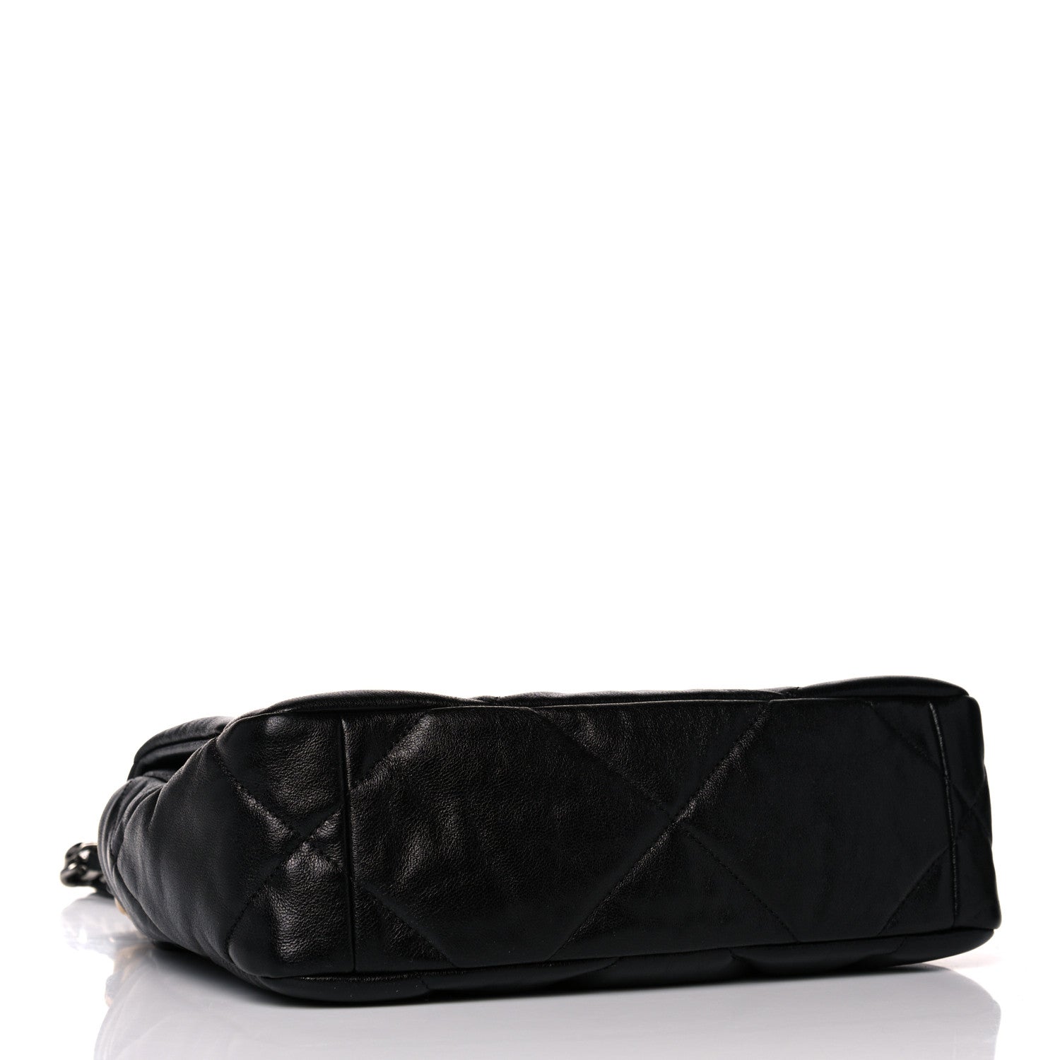 Chanel Goatskin Quilted Medium Chanel 19 Flap Black 4 of 10