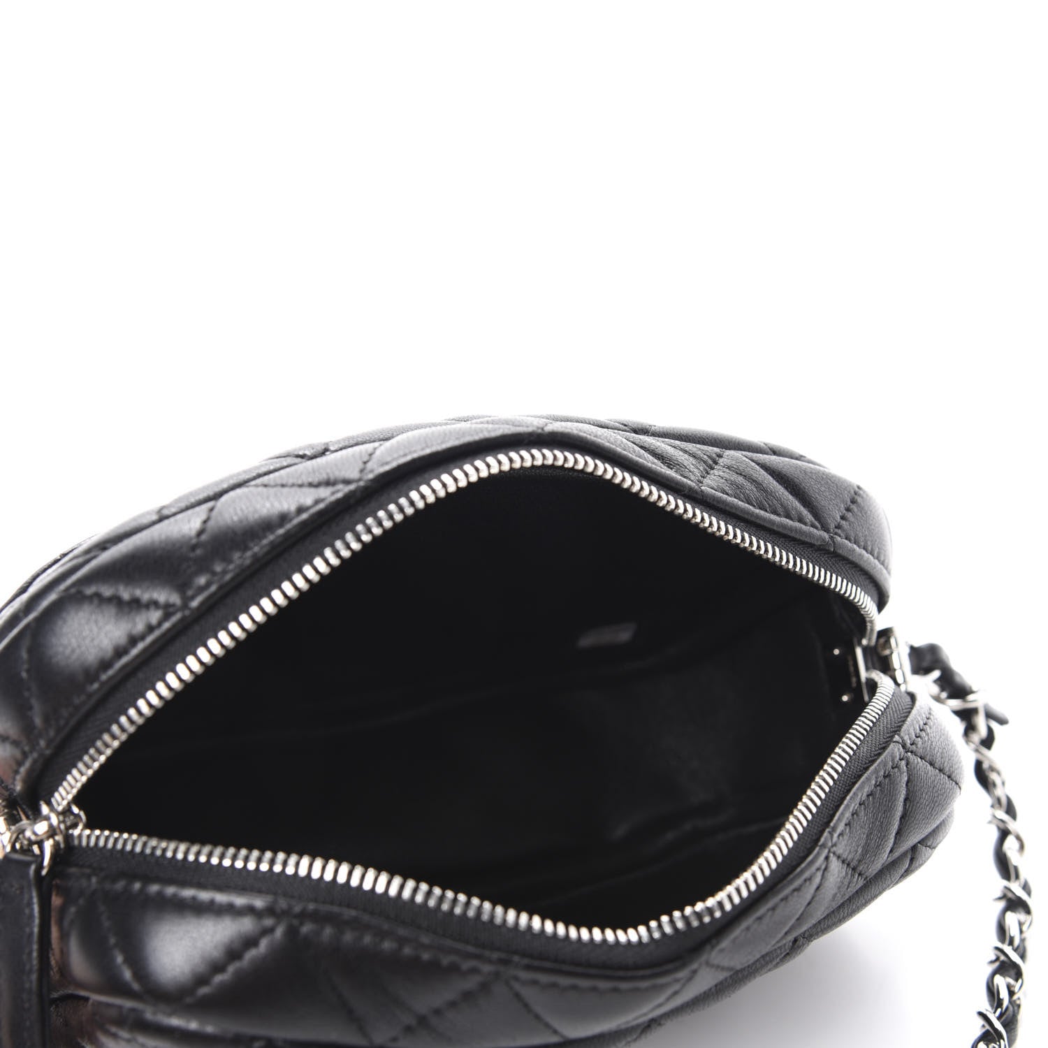 Chanel Lambskin Quilted Small Timeless Camera Case Black 5 of 11