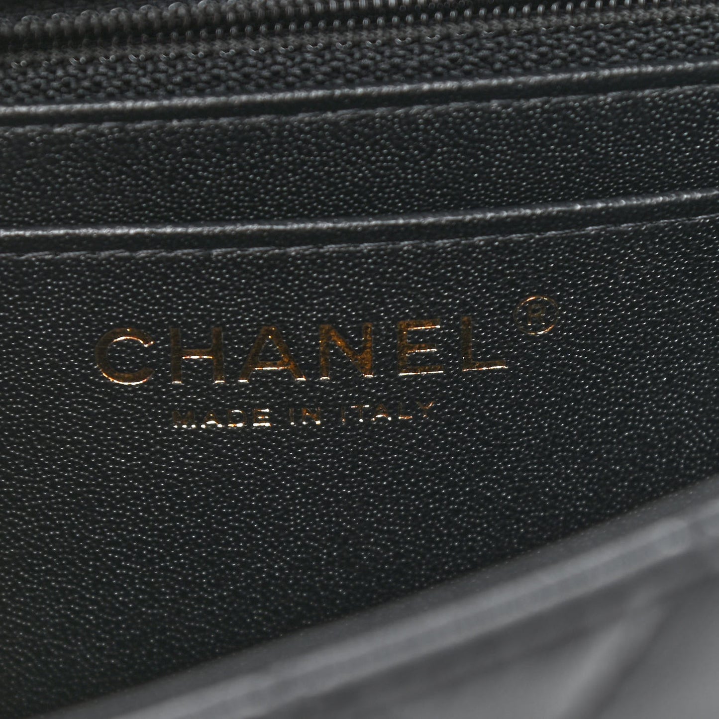 Lambskin Quilted Mini Rectangular Flap Black