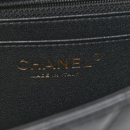 Chanel Lambskin Quilted Mini Rectangular Flap Black 6 of 9