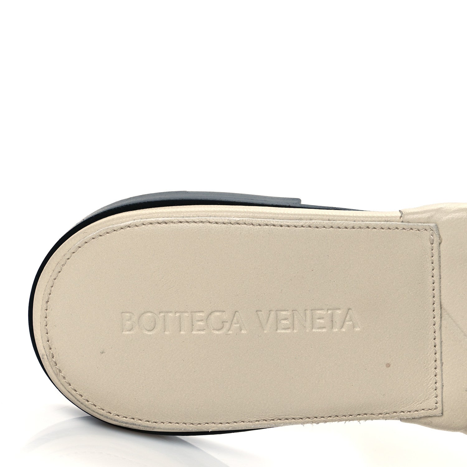 Bottega Veneta Nappa Quilted Rubber Lido Flat Sandals 36.5 Sea Salt 7 of 8