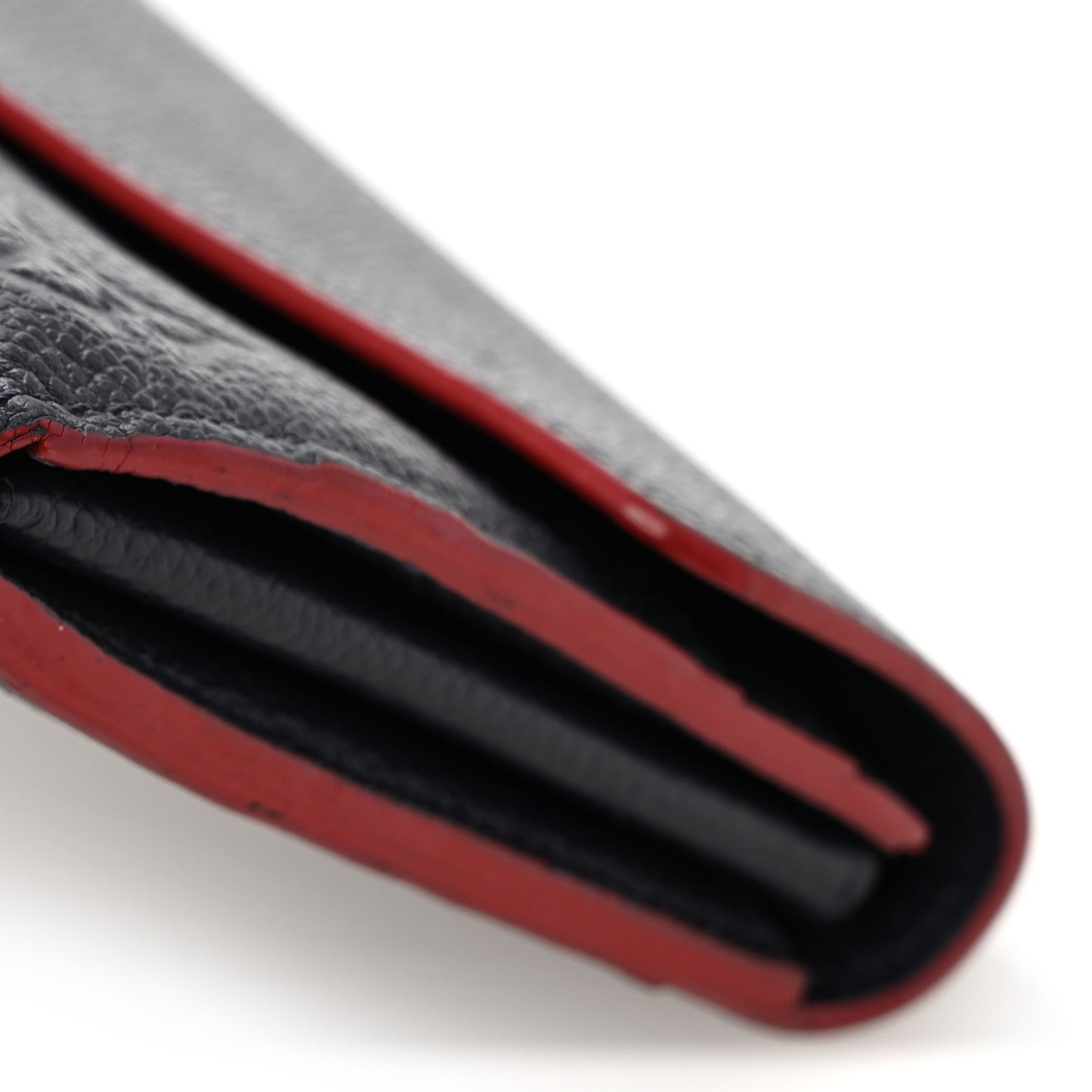 Empreinte Sarah Wallet NM Marine Rouge