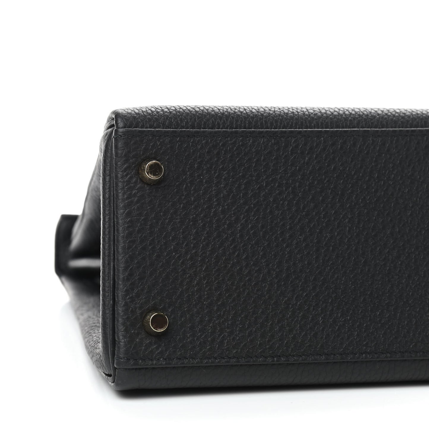 Togo Matte Alligator Kelly Retourne Touch 28 Black
