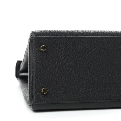 Hermes Togo Matte Alligator Kelly Retourne Touch 28 Black 5 of 10