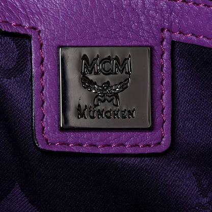 MCM Visetos Studded Medium Stark Backpack Purple 5 of 11