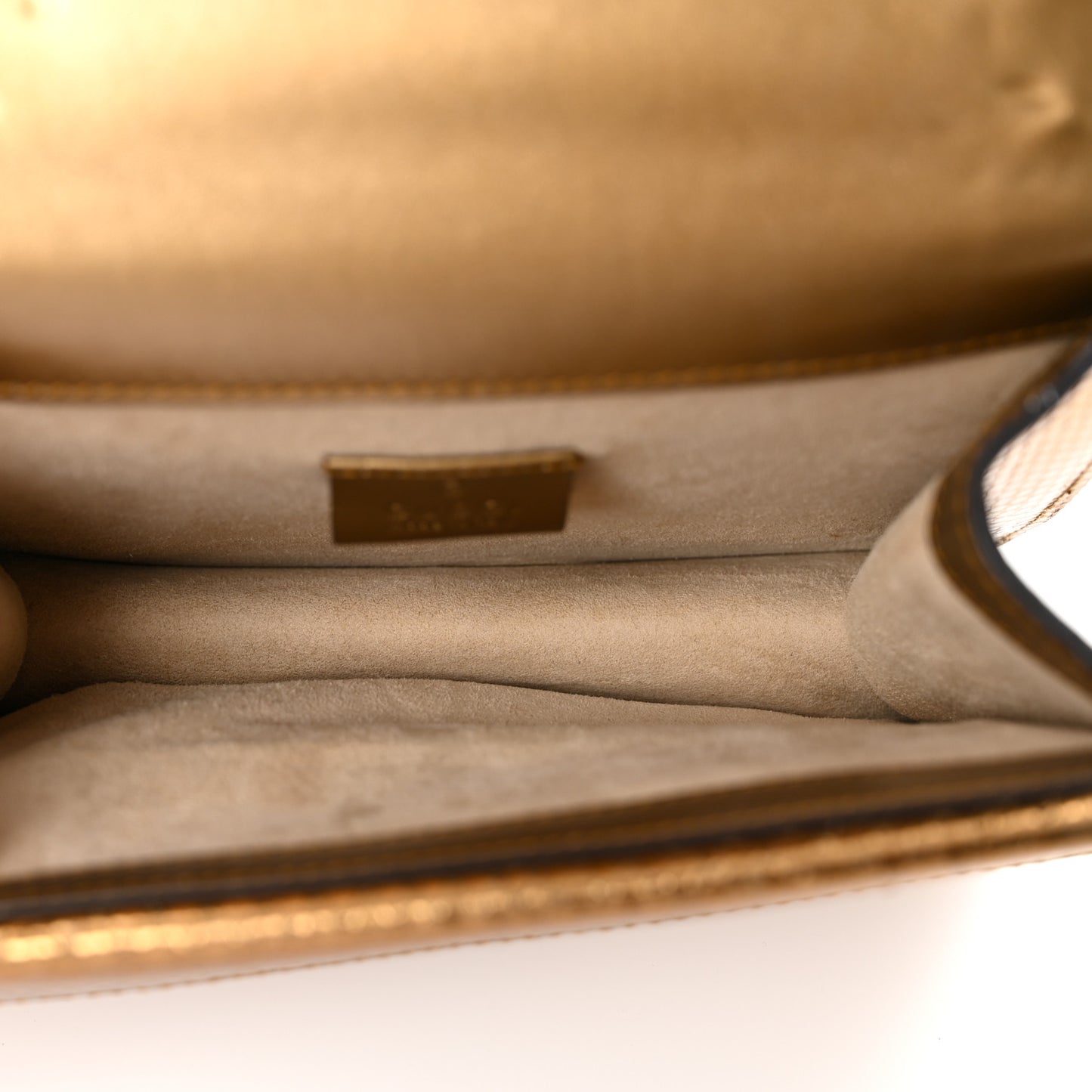 Snakeskin Mini Dionysus Shoulder Bag Gold
