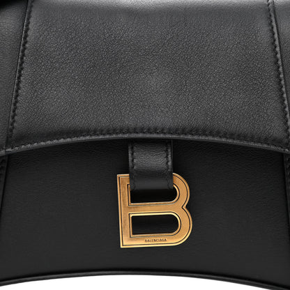 Balenciaga Semi Shiny Smooth Calfskin XS Downtown Shoulder Bag Black 9 of 15