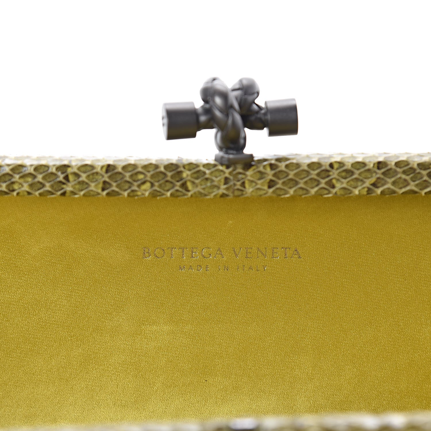 Bottega Veneta Satin Intreccio Impero Ayers Stretch Knot Clutch Duchesse 6 of 6