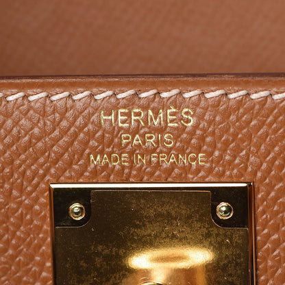 Hermes Epsom Kelly Sellier 28 Gold 20 of 37