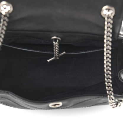 Saint Laurent Vintage Lambskin Chevron Monogram Small Nolita Black 5 of 10