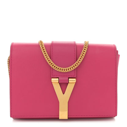 Saint Laurent Calfskin Small Classic Y Satchel Fuchsia 1 of 14