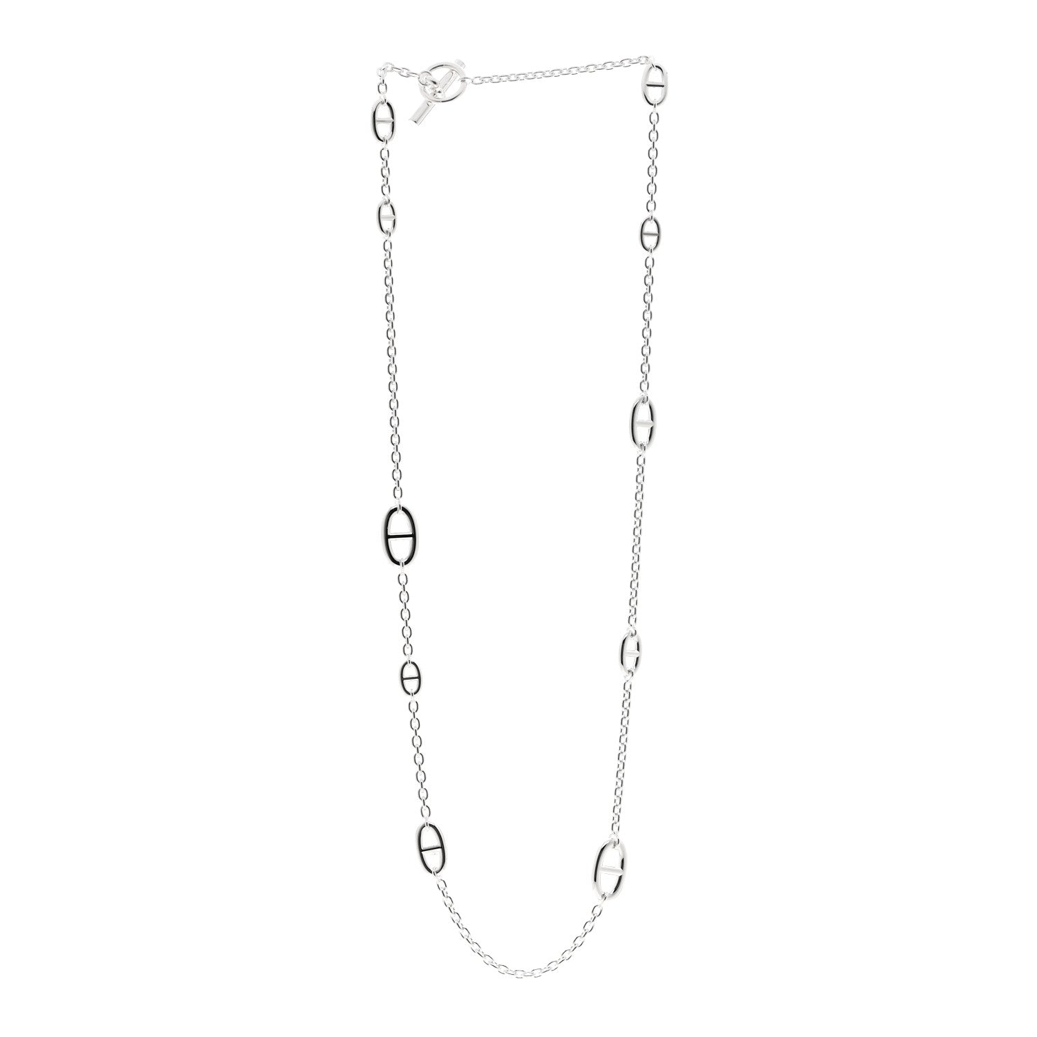 Hermes Sterling Silver Farandole Necklace 80 3 of 5