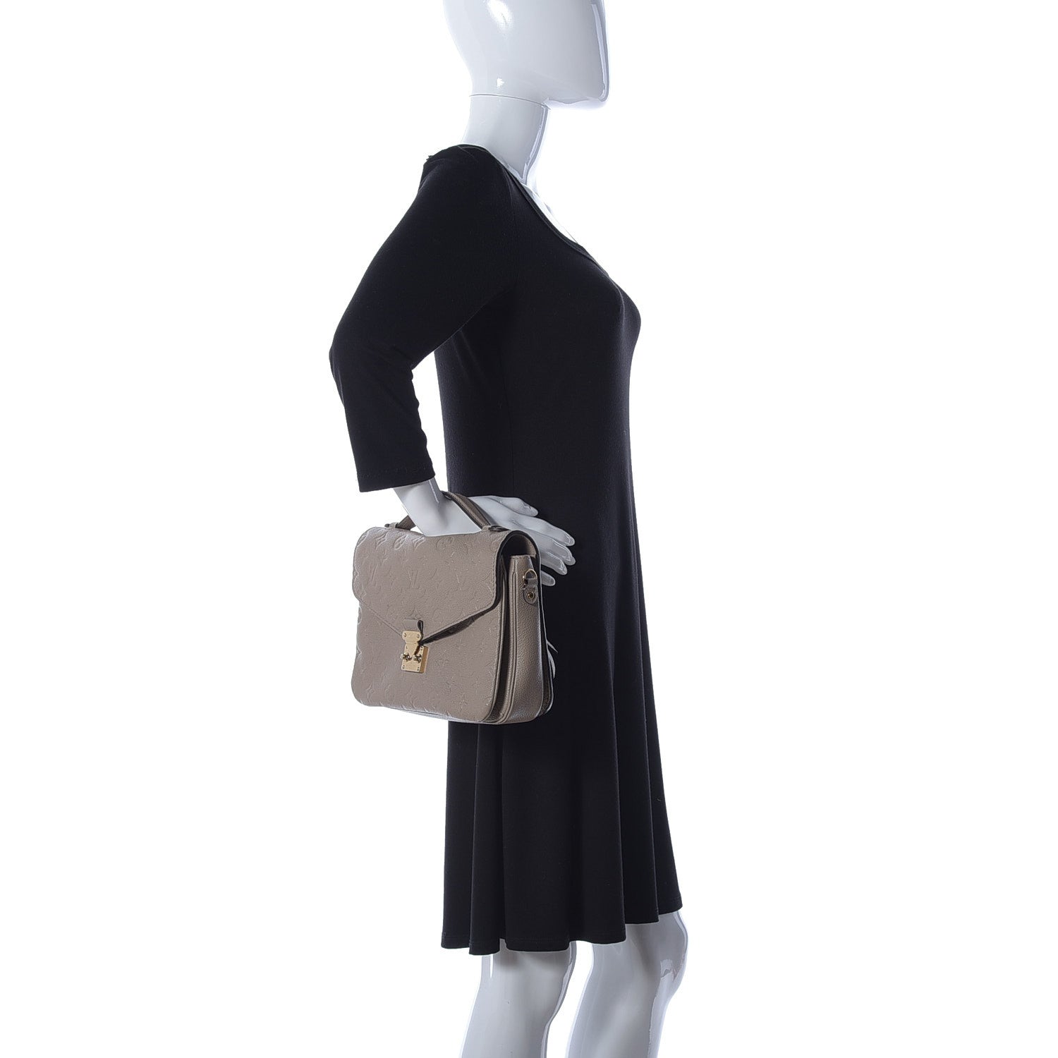 Louis Vuitton Empreinte Pochette Metis Tourterelle 3 of 10