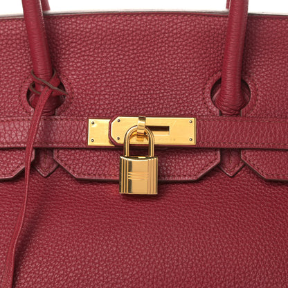 Hermes Togo Birkin 35 Rubis 7 of 14