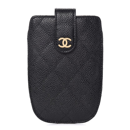Chanel Caviar Quilted Cell Phone Case Black 1 of 8