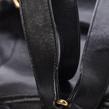 Gucci Calfskin Bamboo Backpack Black 8 of 22