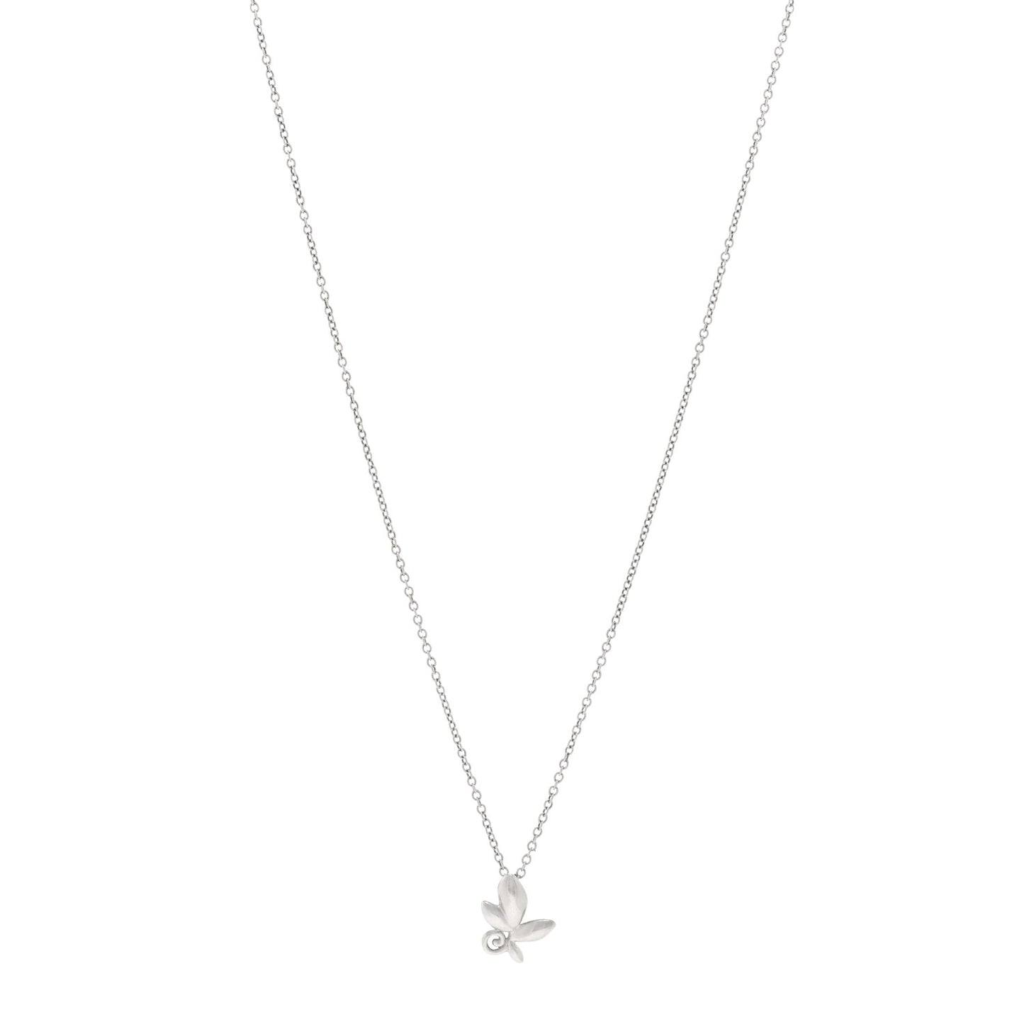 Sterling Silver Paloma Picasso Olive Leaf Pendant Necklace