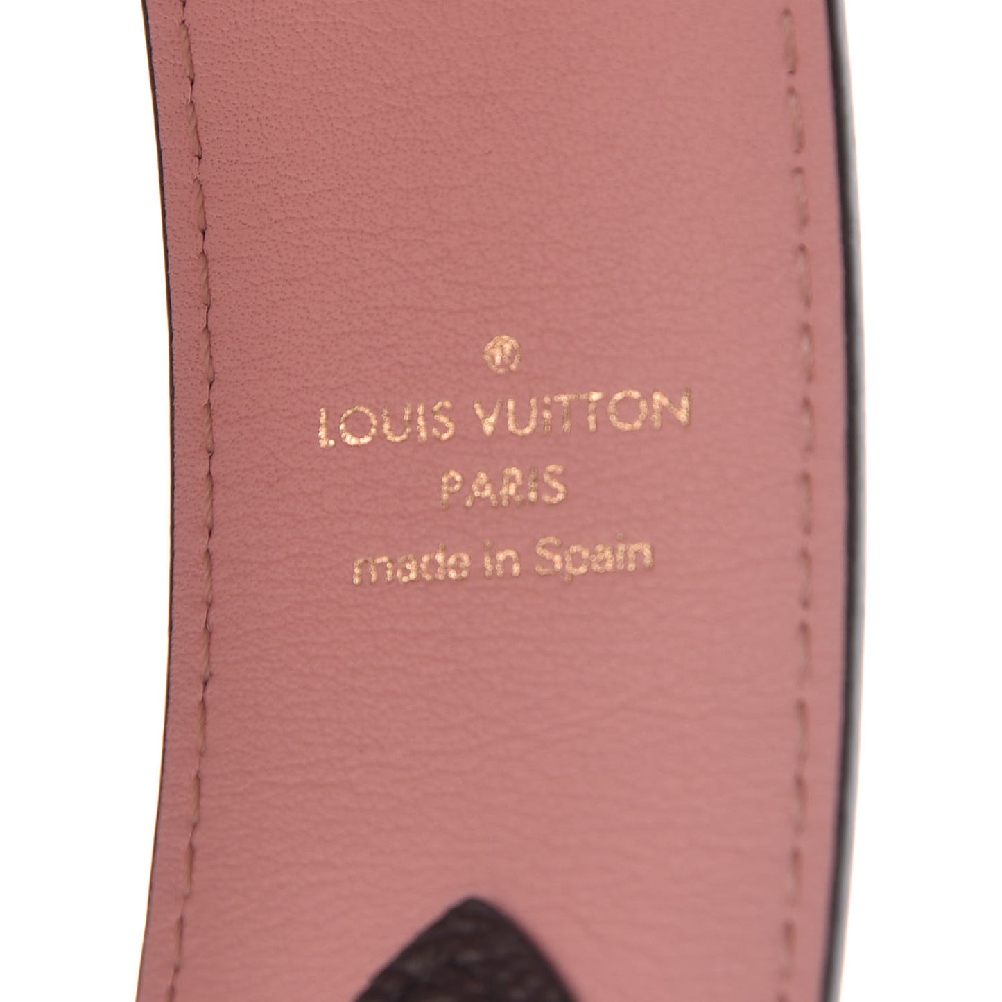 Monogram Bandouliere Shoulder Strap Rose Poudre