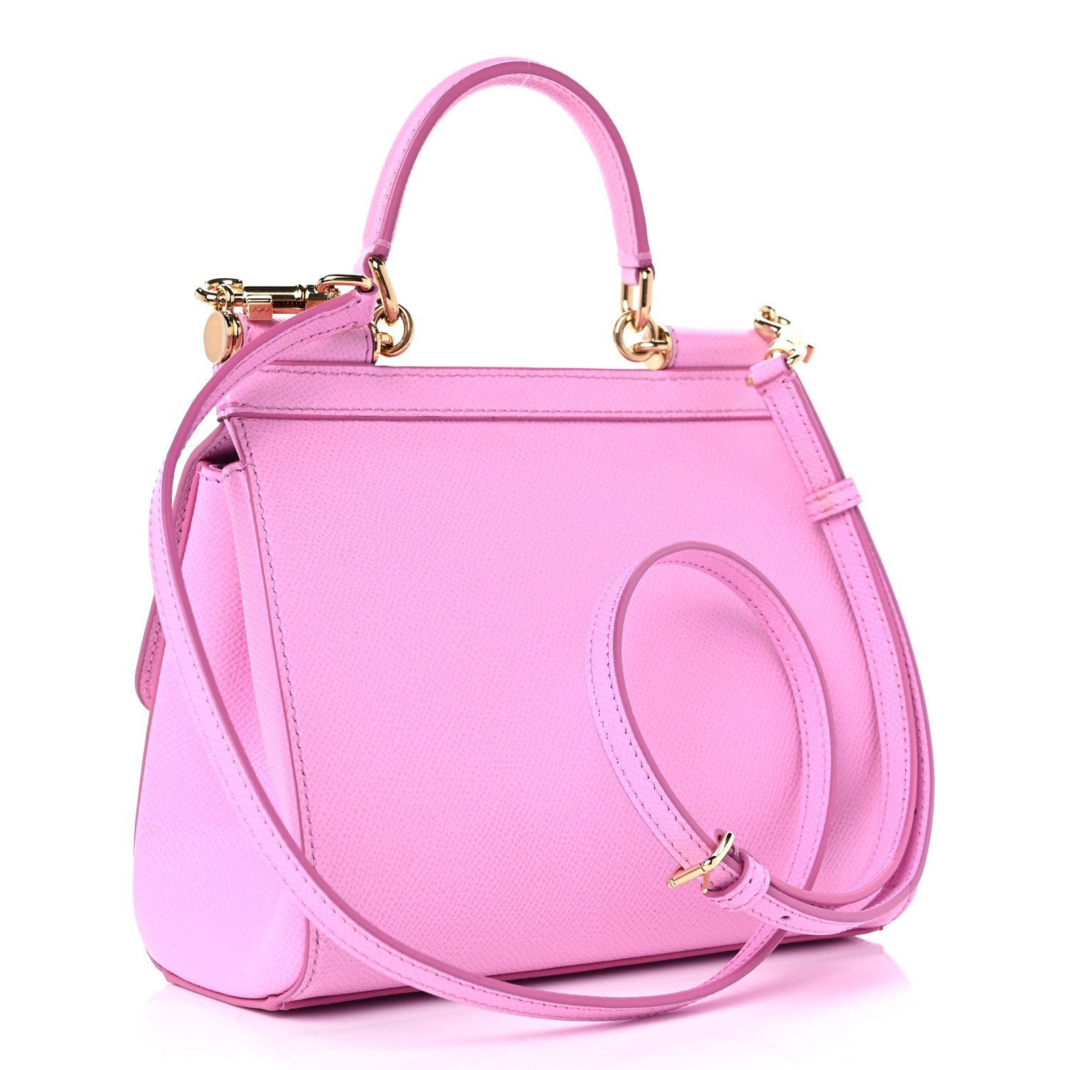 Dolce & Gabbana Dauphine Small Miss Sicily Satchel Pink 3 of 10