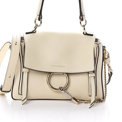 Chloe Calfskin Mini Faye Day Shoulder Bag Off White 6 of 8